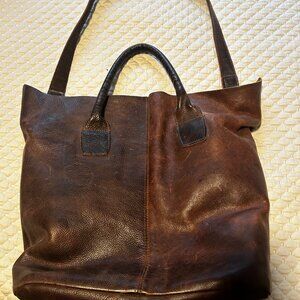 Leather Brown Hobo Bag